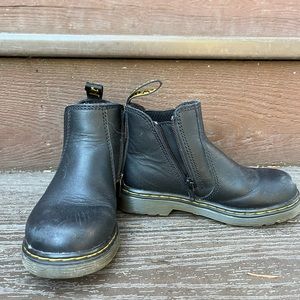 Black zip up doc martins